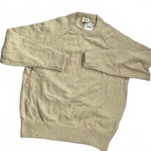 NWT American Eagle Cream Crewneck Sweater Size Large